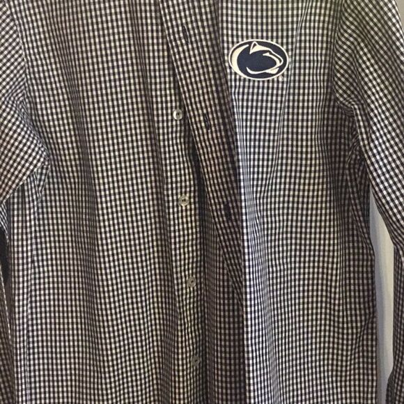 NWOT PENN STATE button down shirt with emblem on front - Picture 3 of 9